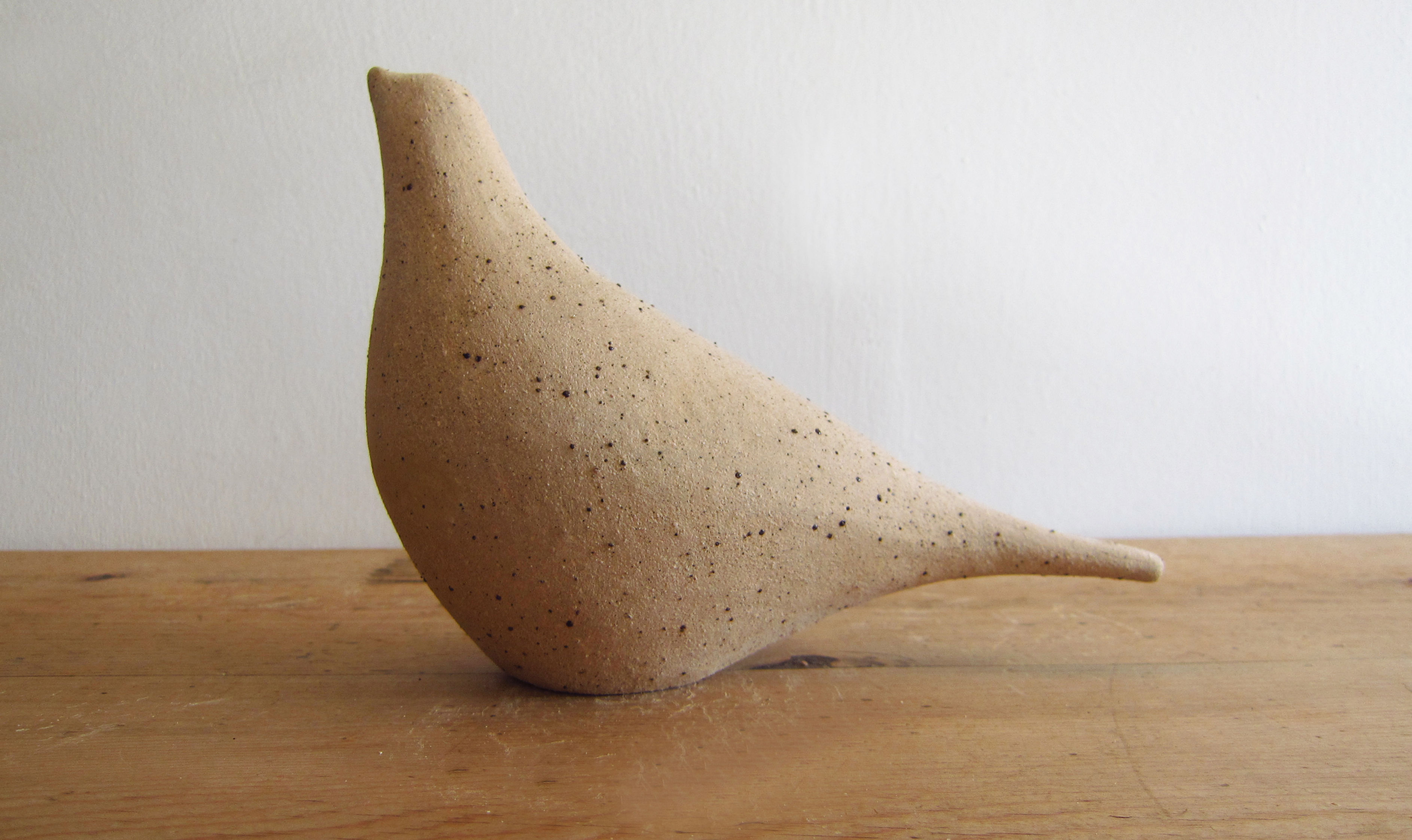 rustic stoneware abstract songbird CMS445