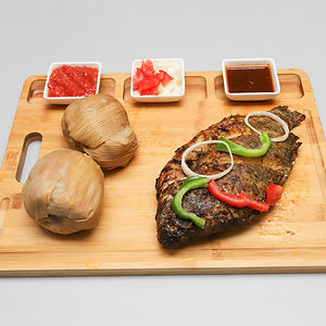 KENKEY / FRESH PEPPER & FRIED TILAPIA