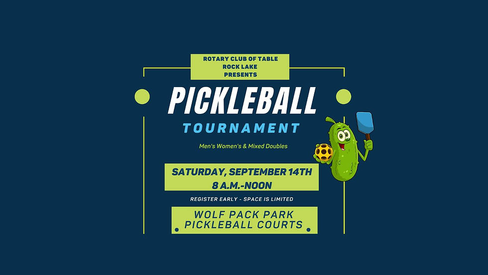 Rotary Club Pickleball Tournament