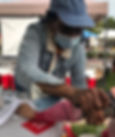 Azeb Taking Blood Pressure At Crossroads Farmers Market
