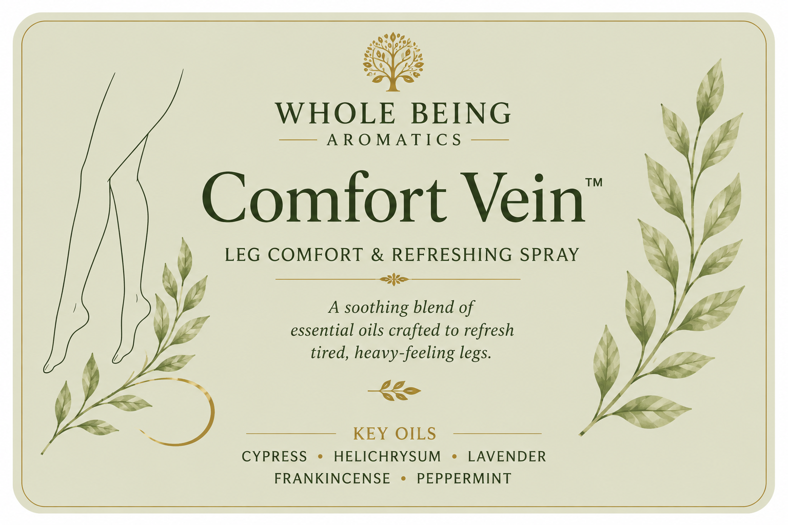 Comfort Vein 2oz Massage oil
