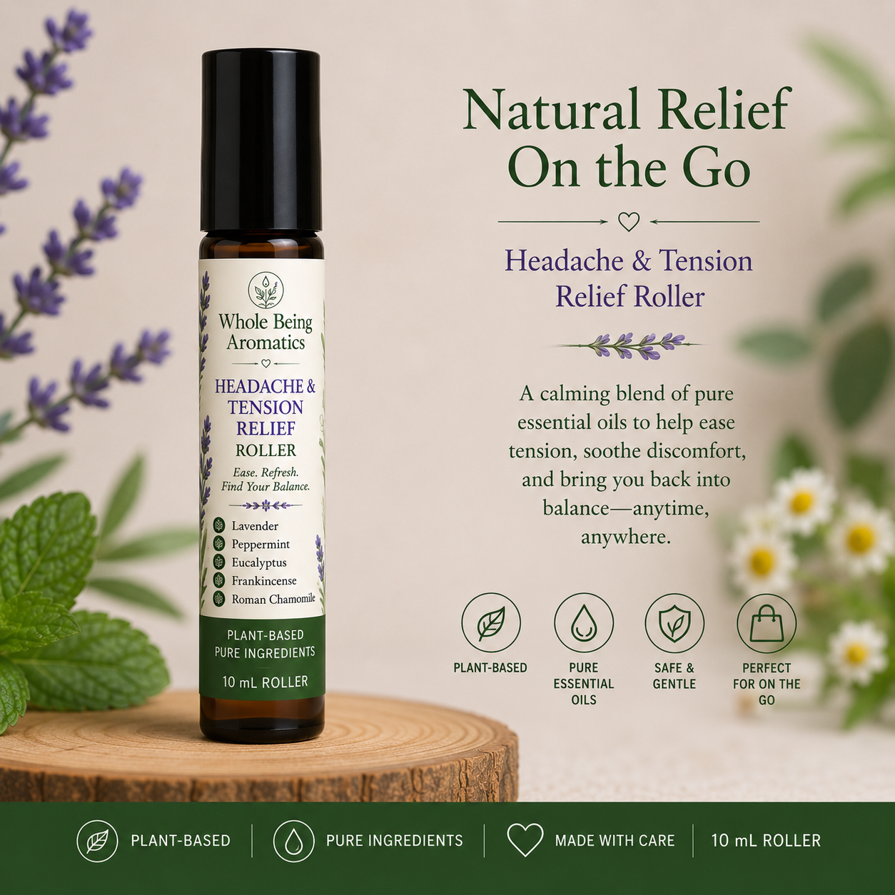 Pain Relief Rollar Bottle