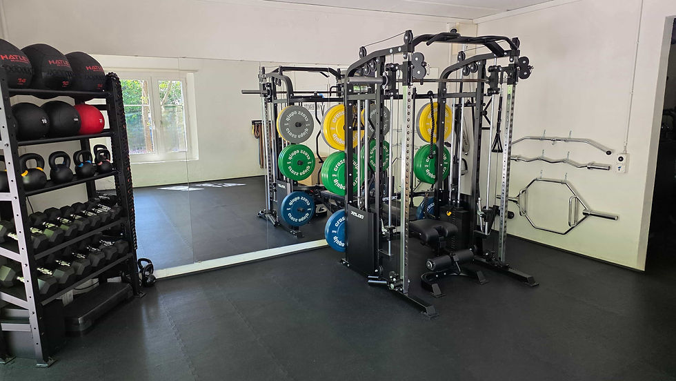 Krafttrainingsbereich im Personal Training Studio Meilen