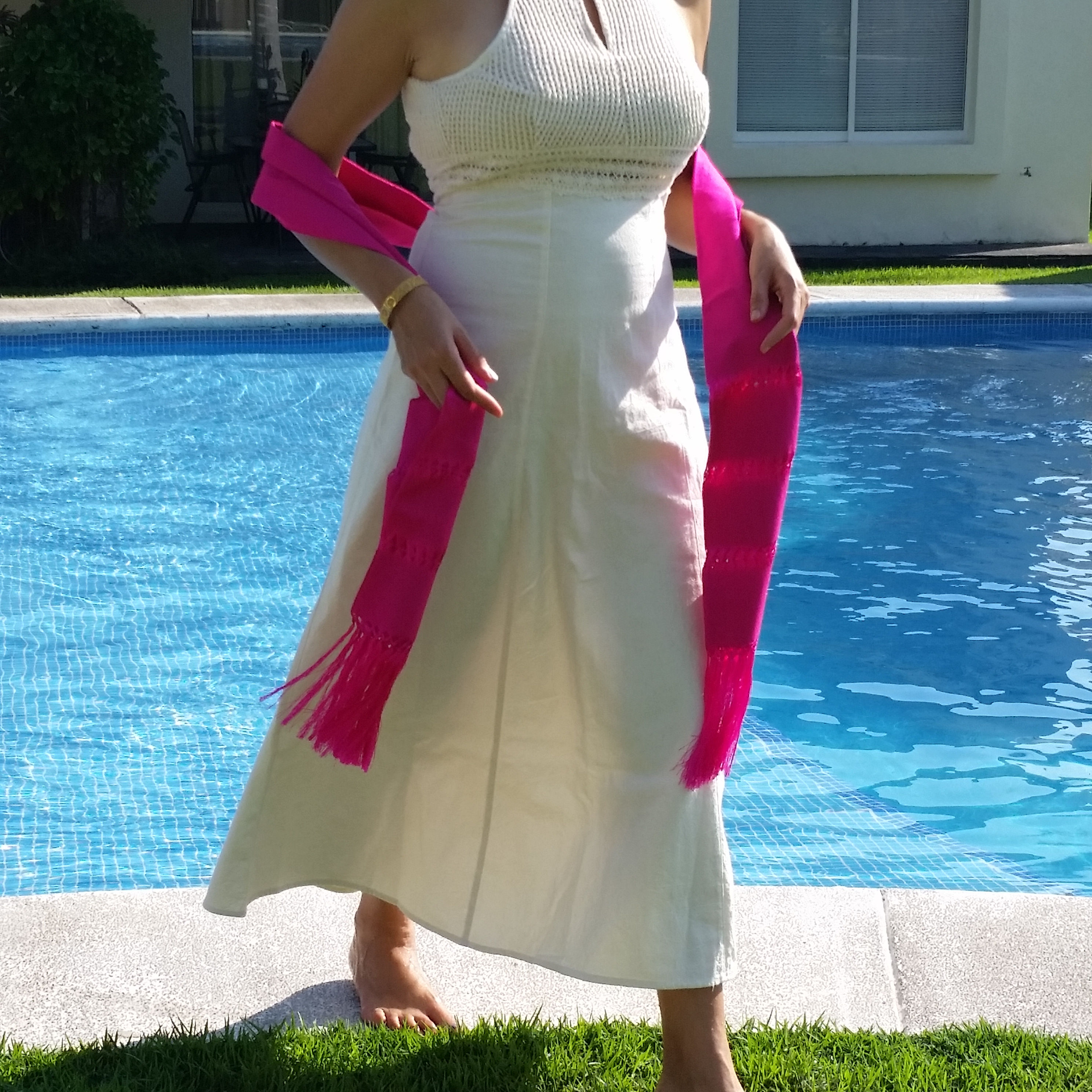 Vestido de manta Largo