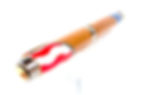 Thumbnail: Teak from The USS Missouri Cigar Ballpoint Pen (Stars, Stripes, Gold