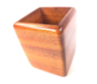 Hawaiian Koa pencil box  4.5x3.5 4"deep