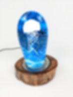 Thumbnail: Fabulous Soft Jellyfish Glass Lamp 6x4.5