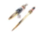 サムネイル： Hawaiian Koa Surfboard Resin Ballpoint  Letter Opener Americana (Black Grey)