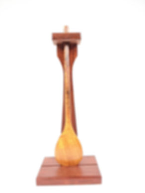 Small Koa Paddle with Stand