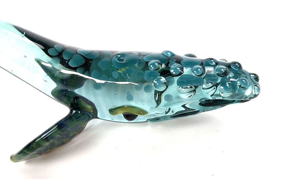 縮圖：Glass Humpback Whale Small