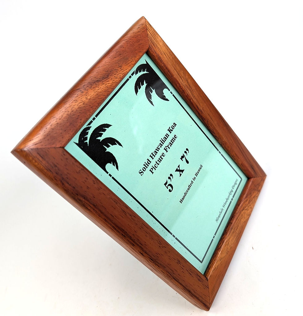 Hawaiian Koa Picture Frame 5x7 HWD