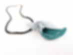 섬네일: Glass Sea Shell Pendant (Blue)