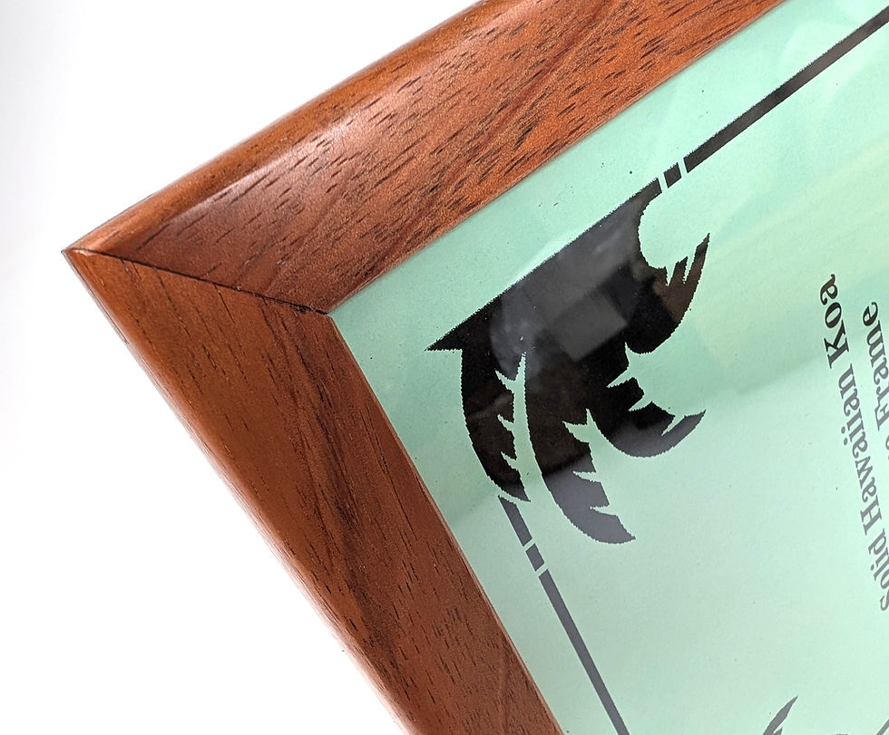 섬네일: Solid Hawaiian Koa Picture Frame 8x10