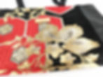 サムネイル： OGOBI Shigeko Tote (gold on red)