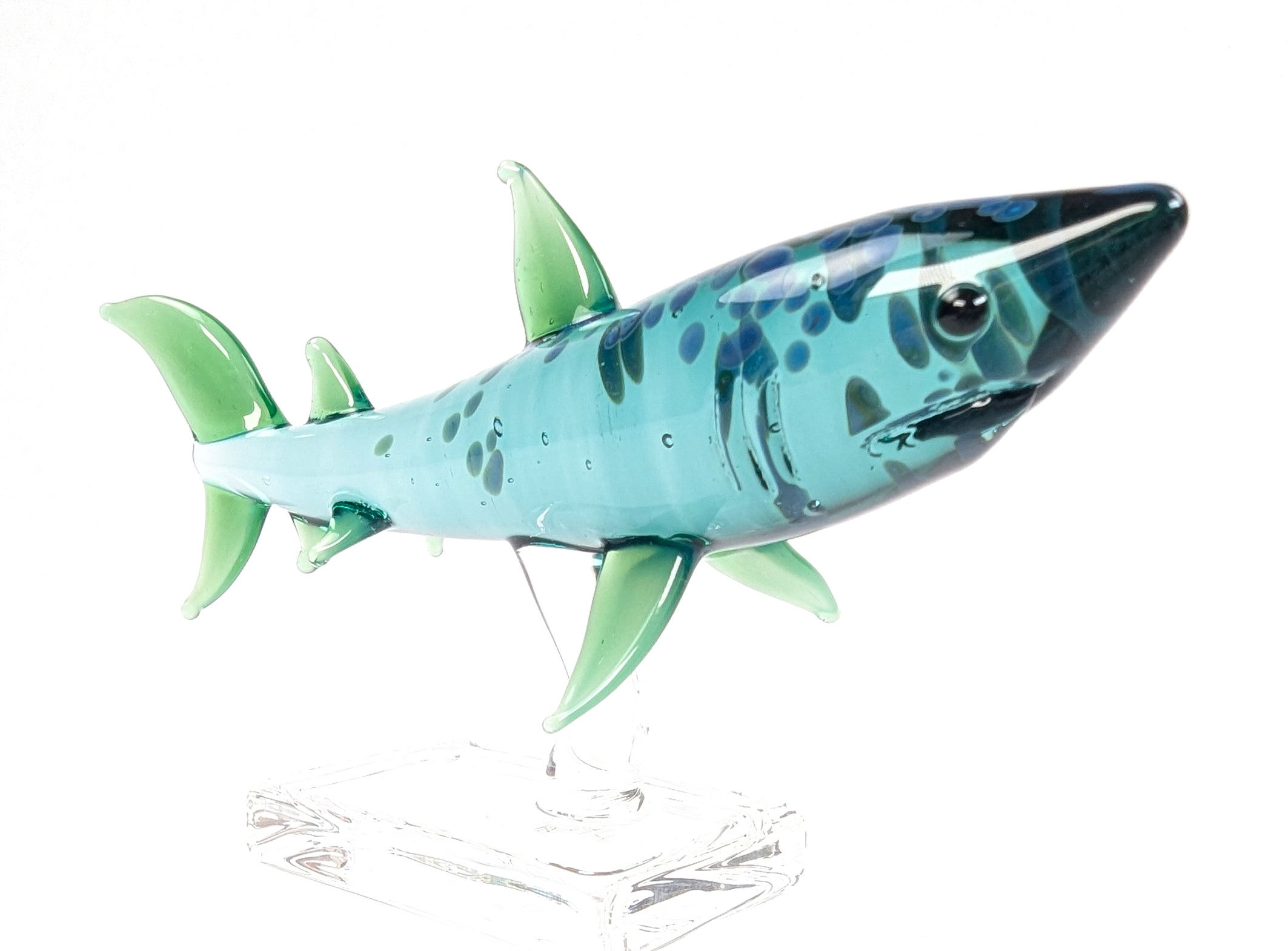 Glass Shark on Stand