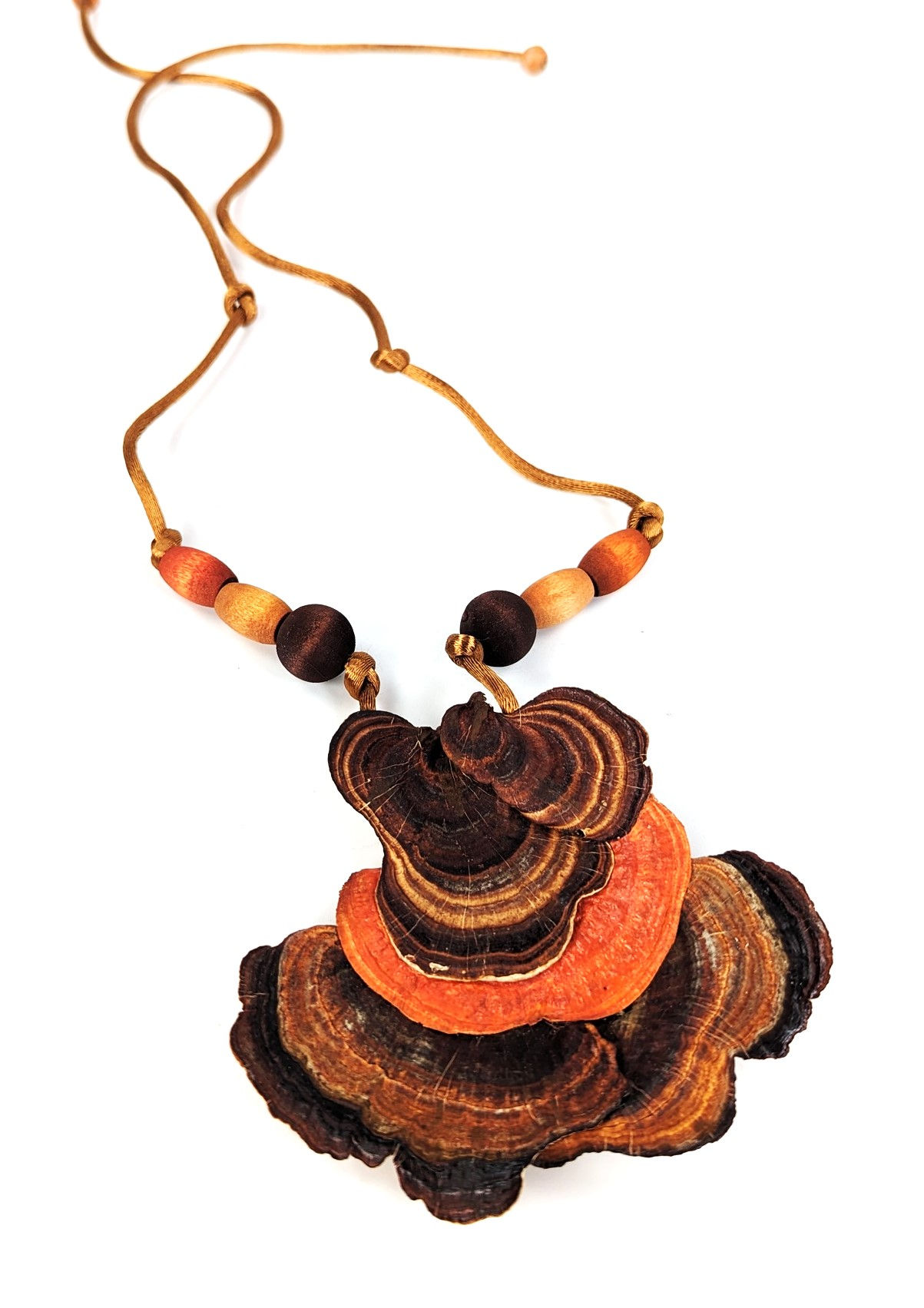 Tree Shells Fungus Necklace (5)