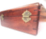 섬네일: Hawaiian Curly Koa Large Box 8x5.5x3"