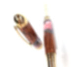 Thumbnail: Hawaiian Koa Italian Acrylic Designer Mauna Fountain Pen (Pink Pinecone)