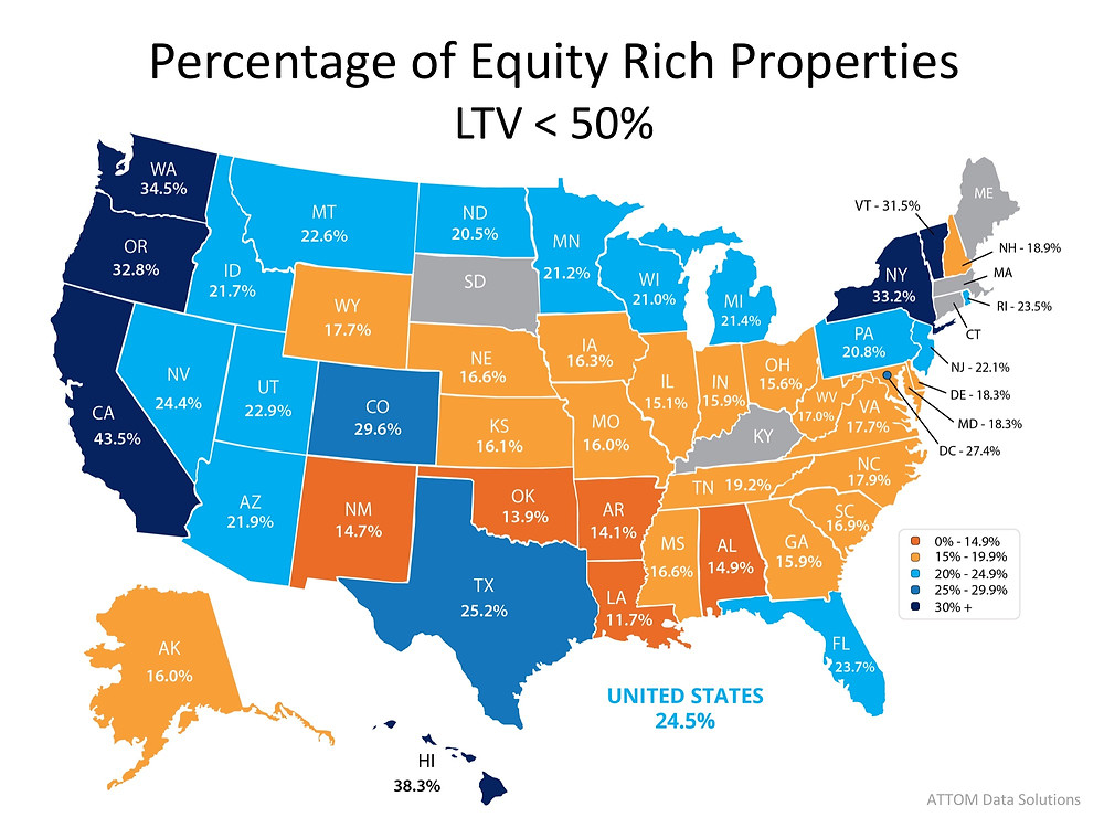 25% of Homes with a Mortgage are Now Equity Rich! | Simplifying The Market