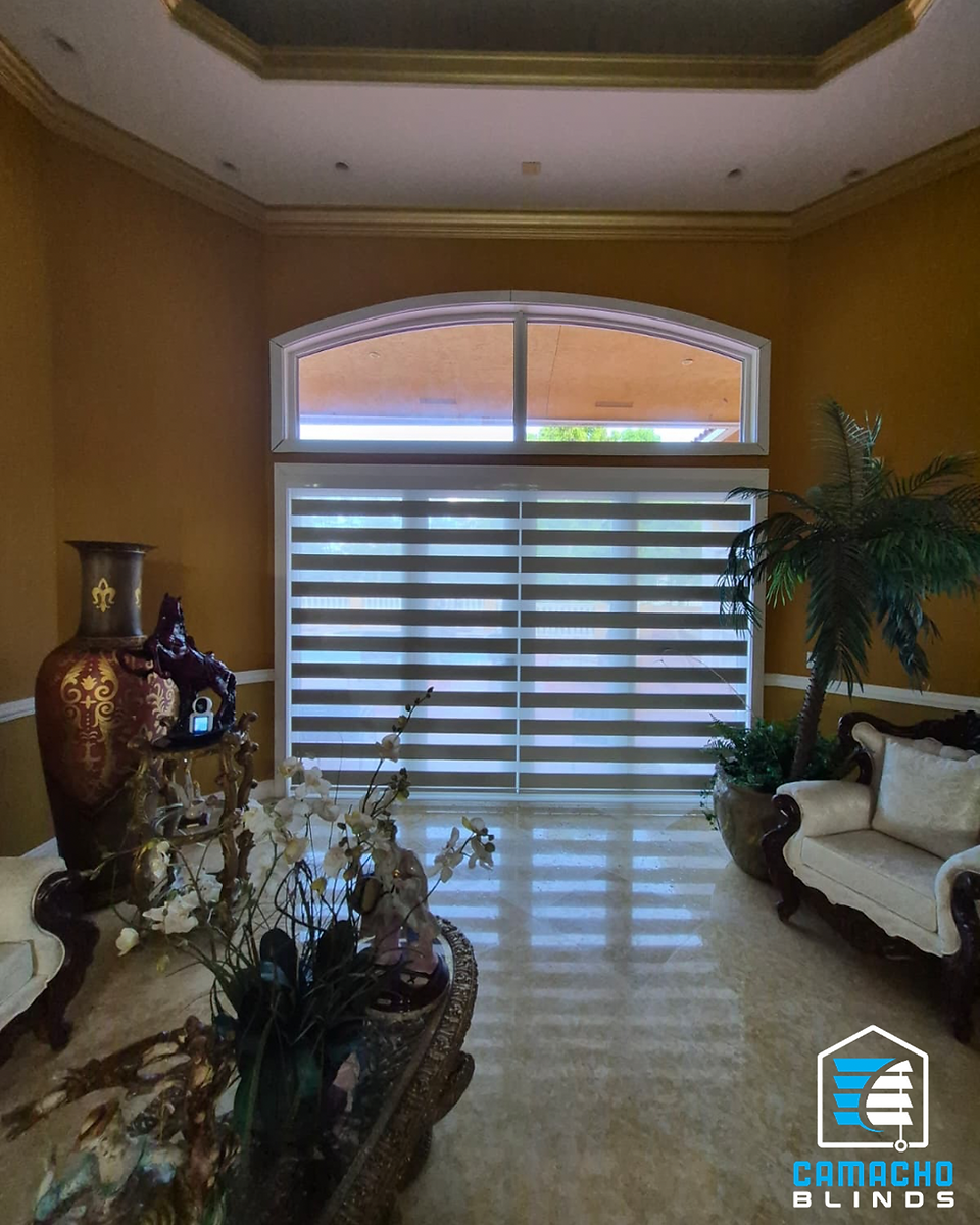 zebra shades for large sliding patio door