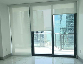 3 piece motorized shades 