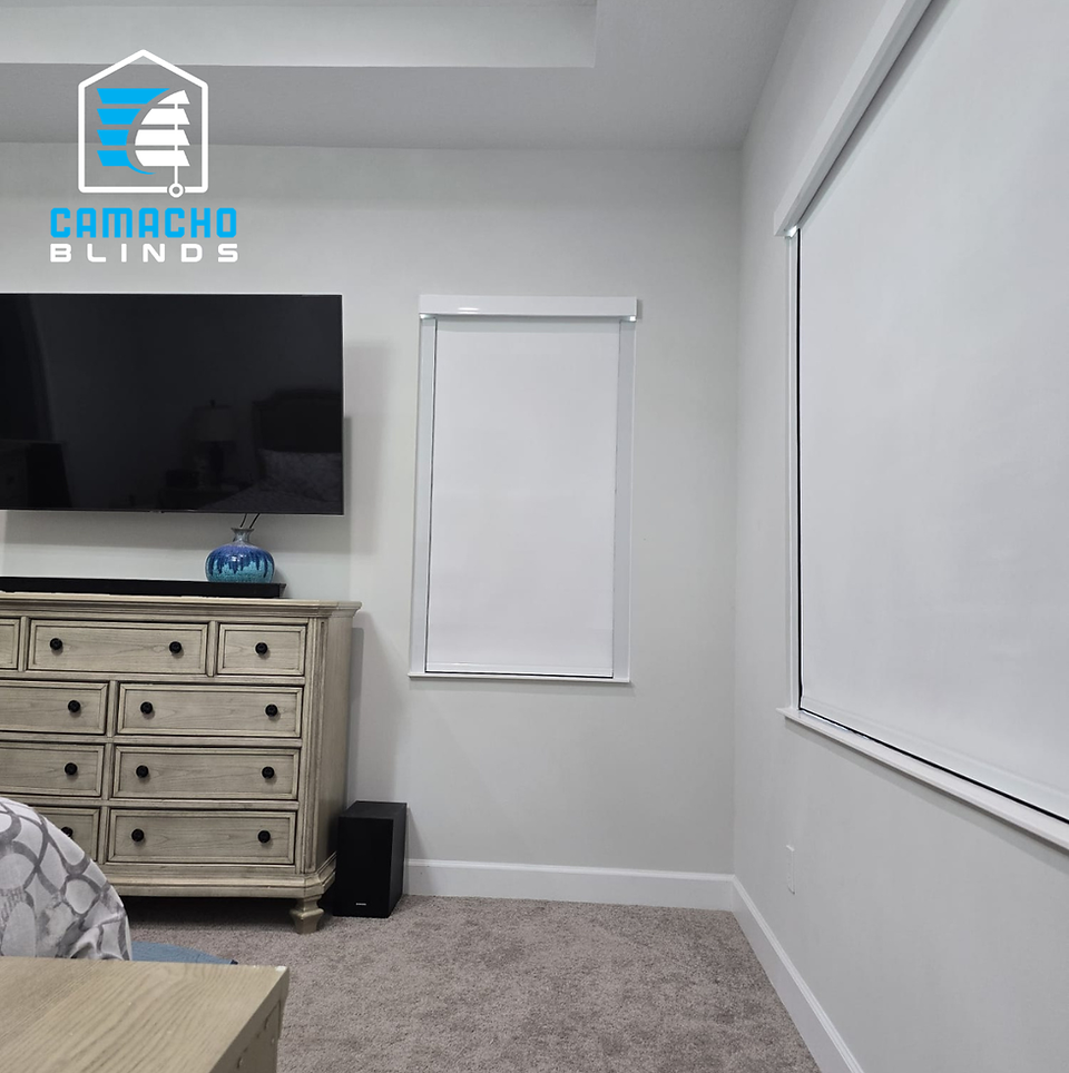 white blackout shades for bedroom