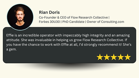 Flow Research Collective Forbes 30U30 CEO
