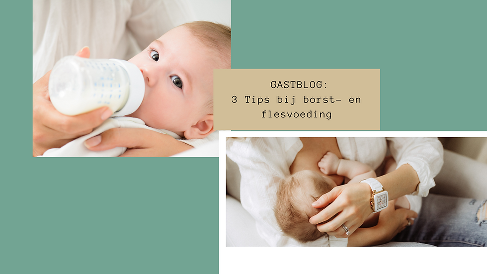 Babyvoeding: 3 tips bij borstvoeding Ʃn flesvoeding!