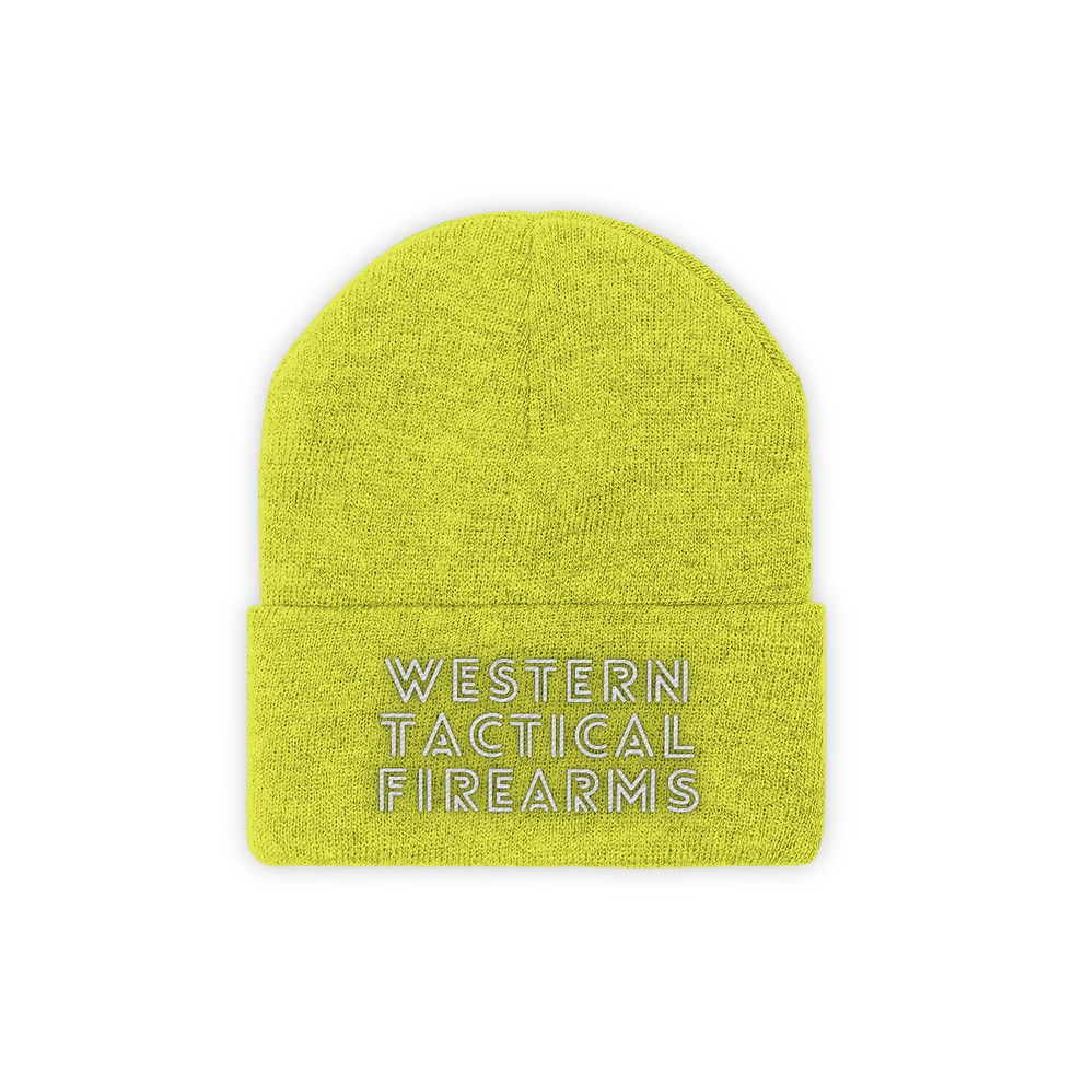 Thumbnail: Black WTF - Knit Beanie