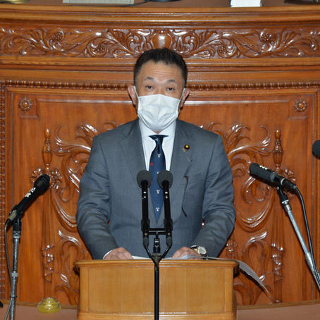 『オミクロン感染症対策支援法案など3法案』趣旨説明で登壇