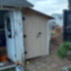 Completed Shed Door Side