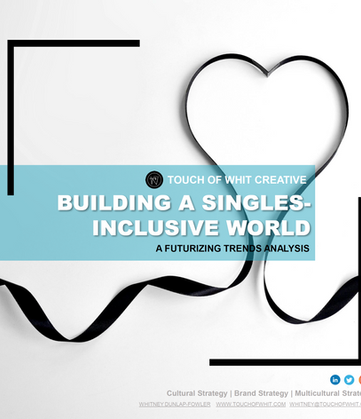 Building a Singles Inclusive World. Whitney Dunlap-Fowler, Touch of Whit Creative