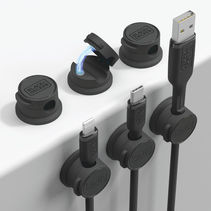 6 Pack BLACK+DECKER Magnetic Cord Organizer Holder, Magnetic Cable Clips