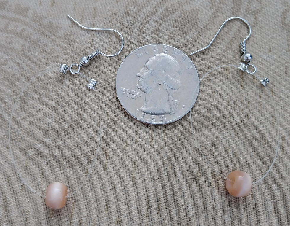 Thumbnail: Illusion Loop Beaded Earrings