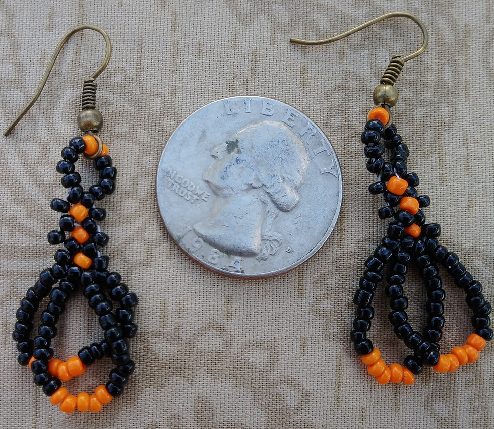 Thumbnail: Daisy Chain Beaded Earrings