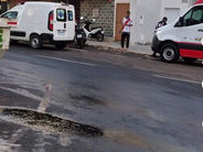 Quedas de motociclistas em sequência mobilizam equipes de socorro em Ibiá