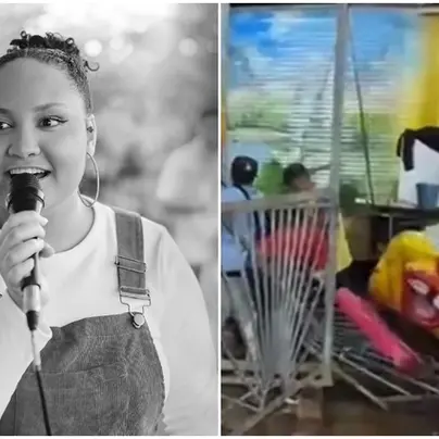 Tragédia em parque de diversões: cantora gospel morre após queda de “minhocão” em MG