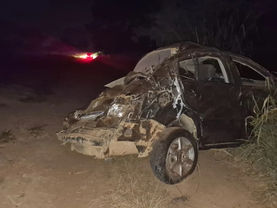 Tragédia na MG-187: Jovem de 18 anos morre após perder o controle e capotar veículo em Ibiá