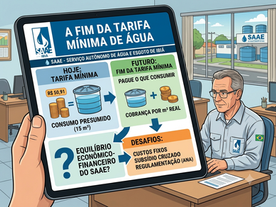 Proposta de lei aprovada na Câmara proíbe cobrança de tarifa mínima nas contas de água
