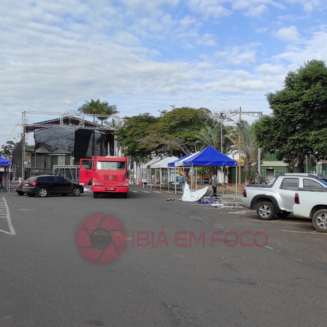 Estrutura do Juninão 2022 começa a ser montada em Ibiá