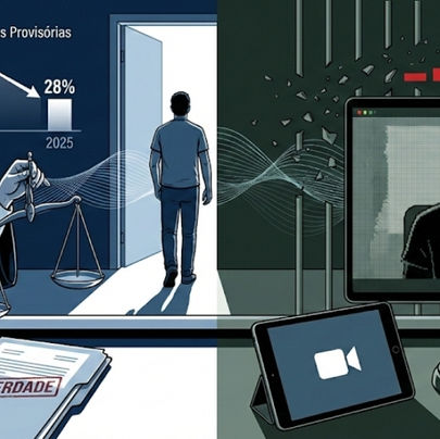 Mais da metade dos presos em flagrante em 2025, conquista liberdade após audiência de custódia
