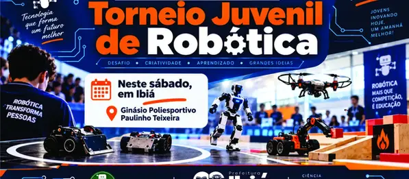 Ibiá é sede da etapa estadual do Torneio Juvenil de Robótica neste sábado