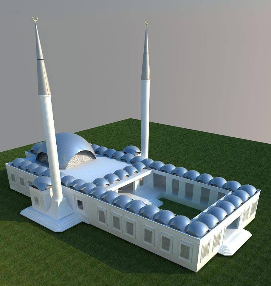 Süleyman Demirel üniversitesi için Cami proje önerisi