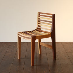 LOUVER LINE CHAIR / wedge