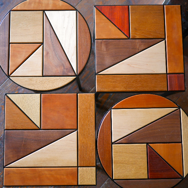MOSAIC STOOLS / wedge