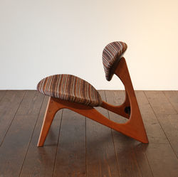 LOW CHAIR - cherry / wedge