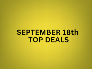 Top Daily Deals - September 18th!