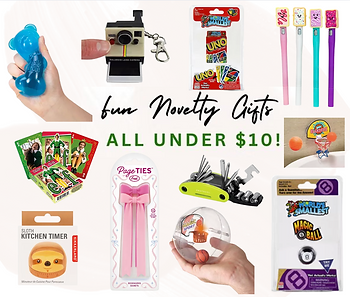 Fun Novelty Gifts Under $10!