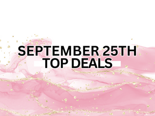 Top Daily Deals - September 25th!