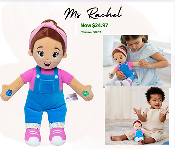 Ms. Rachel  Speak & Sing Doll